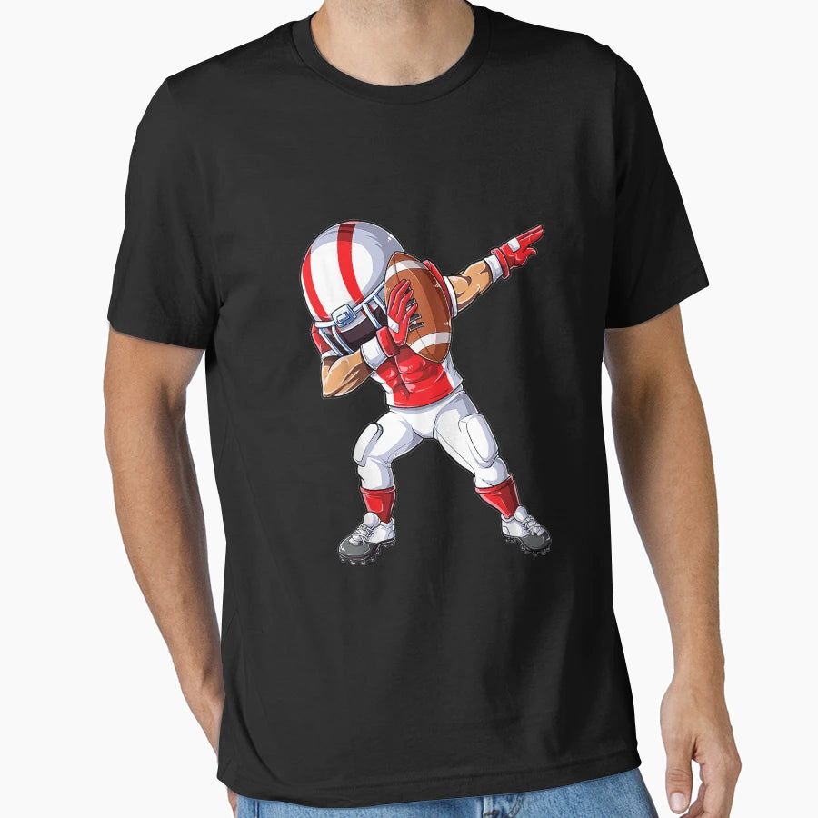 Dabbing Football Dab Dance Funny T-Shirt - Minimalist Print for Adults - T-Shirt, Sweatshirt, Hoodie