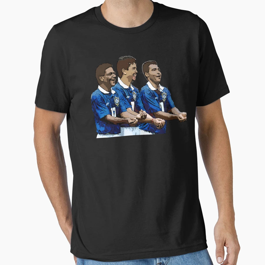 Mazinho Bebeto Romario T-Shirt - Custom Art Print for Adults - T-Shirt, Sweatshirt, Hoodie