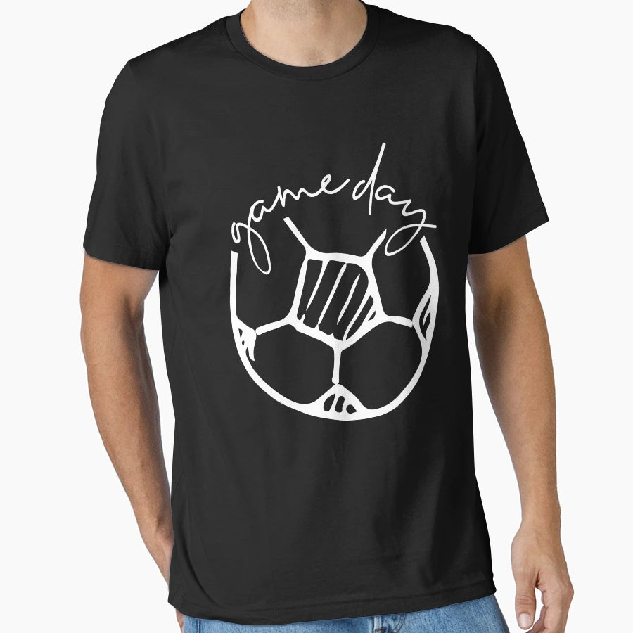 Game Day Soccer Ball Sports T-Shirt - Custom Art Print for Adults - T-Shirt, Sweatshirt, Hoodie