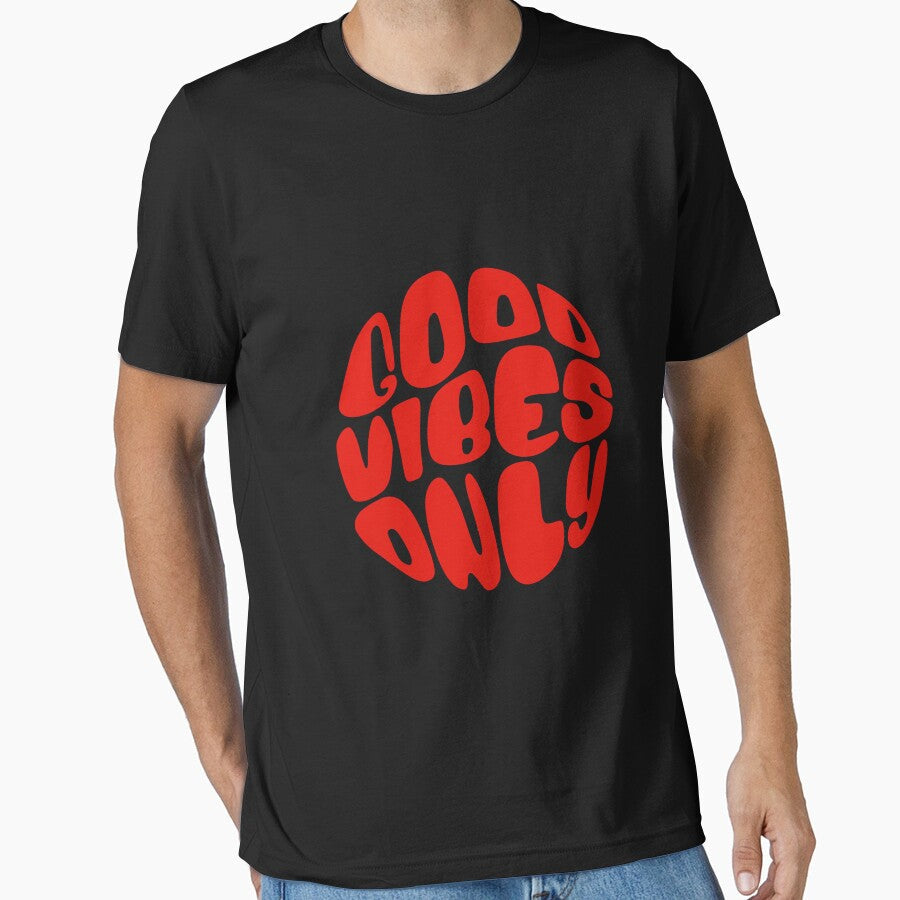 Good Vibes Only Typography by TimAWarner - Adult & Kids T-Shirts, Sweatshirts & Hoodies apparel design preview 1