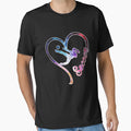 Galaxy Soccer Heart T-Shirt - Streetwear Style Unisex - T-Shirt, Sweatshirt, Hoodie