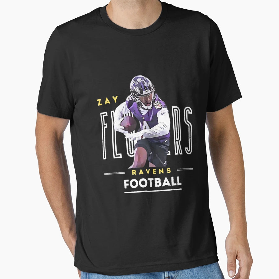 Zay Flowers Ravens T-Shirt - Trendy Graphic Men Women - T-Shirt, Sweatshirt, Hoodie