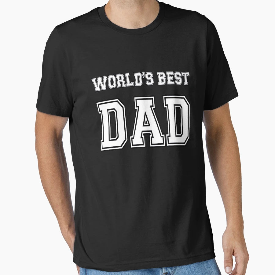 Worlds Best Dad T-Shirt - Trendy Graphic for Adults - T-Shirt, Sweatshirt, Hoodie