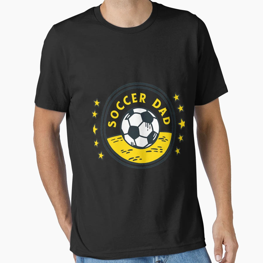 Soccer Star Dad T-Shirt - Novelty Apparel for Adults - T-Shirt, Sweatshirt, Hoodie
