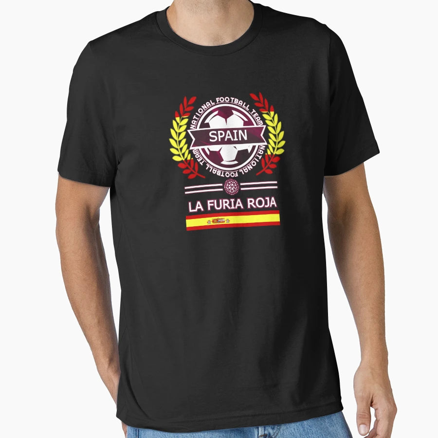 Spain New Football Supporters And T-Shirt - Casual Everyday Wear Unisex - T-Shirt, Sweatshirt, Hoodie