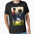Black Brazilian Children Playing T-Shirt - Aesthetic Graphic for Adults - T-Shirt, Sweatshirt, Hoodie