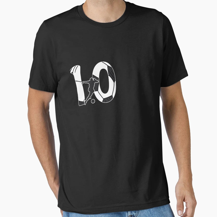 10Th Birthday Soccer Player Gift 10 T-Shirt - Custom Art Print Men Women - T-Shirt, Sweatshirt, Hoodie