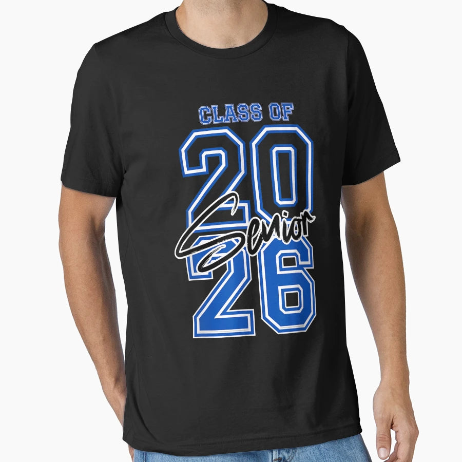 Class 2026 Senior 2026 School Graduation T-Shirt - Aesthetic Graphic Unisex - T-Shirt, Sweatshirt, Hoodie