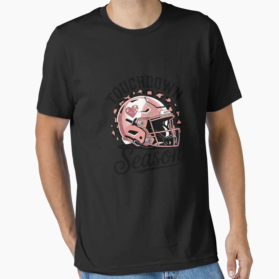 Touchdown Season Leopard Game Day T-Shirt - Graphic Print for Adults - T-Shirt, Sweatshirt, Hoodie