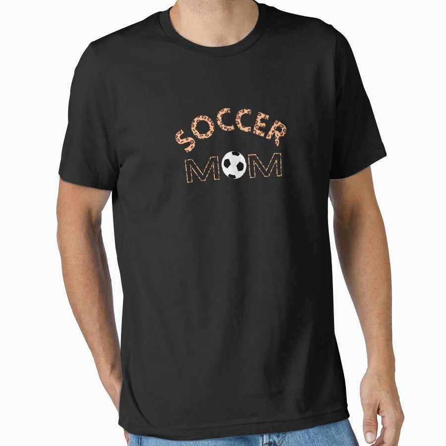Soccer Mom Proud Sport Mom I Love Soccer T-Shirt - Graphic Print Unisex - T-Shirt, Sweatshirt, Hoodie