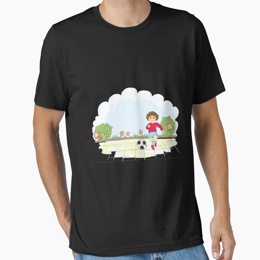Playing Soccer T-Shirt - Streetwear Style Unisex - T-Shirt, Sweatshirt, Hoodie