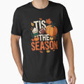 Pumpkin Spice Football Tis Season Fall T-Shirt - Novelty Apparel Men Women - T-Shirt, Sweatshirt, Hoodie