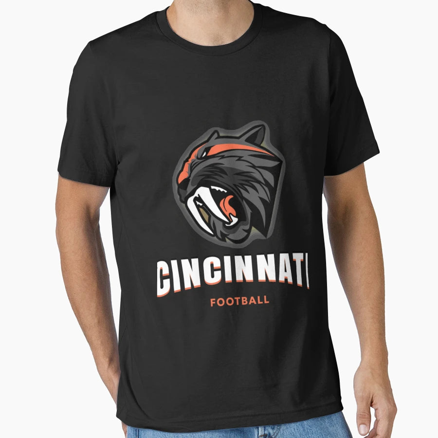Cincinnati Football T-Shirt - Fun Novelty Design Unisex - T-Shirt, Sweatshirt, Hoodie