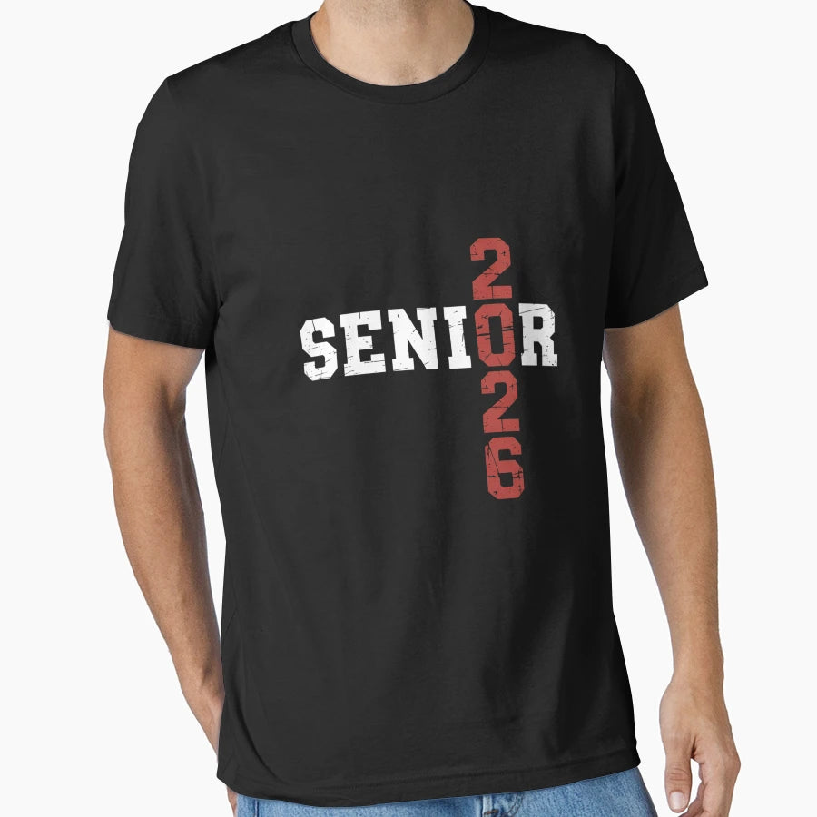 Class 2026 Senior Back To School T-Shirt - Aesthetic Graphic Men Women - T-Shirt, Sweatshirt, Hoodie
