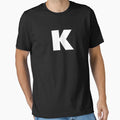 Letter K T-Shirt - Novelty Apparel for Adults - T-Shirt, Sweatshirt, Hoodie
