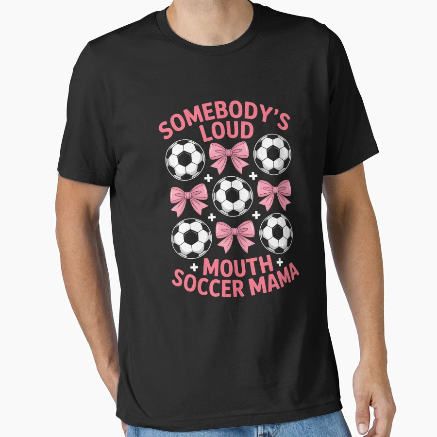 Soccer Volleyball Mom Ballers Volleyball T-Shirt - Trendy Graphic Unisex - T-Shirt, Sweatshirt, Hoodie