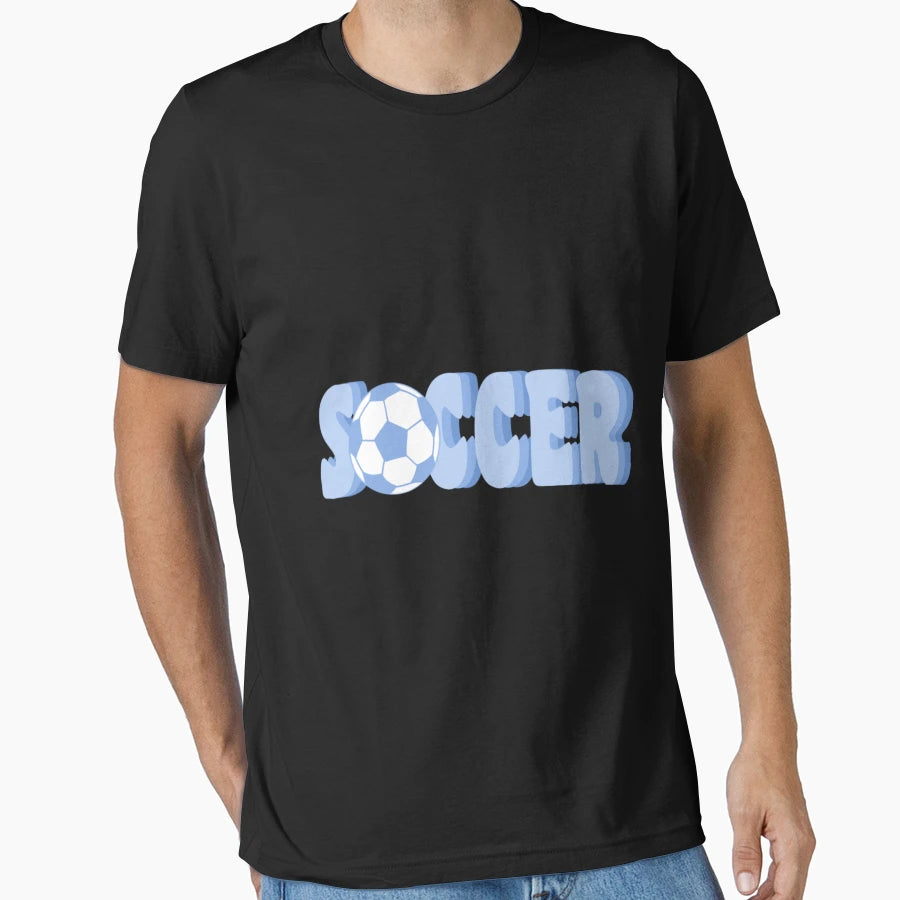 Blue Soccer T-Shirt - Streetwear Style for Adults - T-Shirt, Sweatshirt, Hoodie