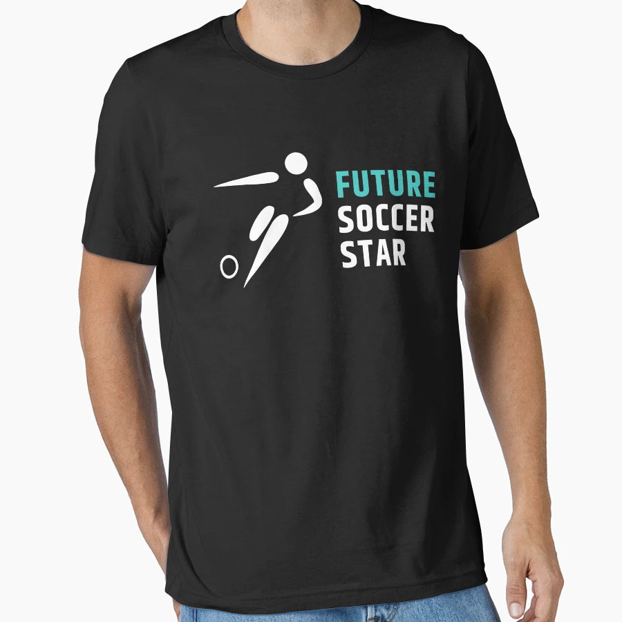 Future Soccer Star T-Shirt - Minimalist Print Unisex - T-Shirt, Sweatshirt, Hoodie