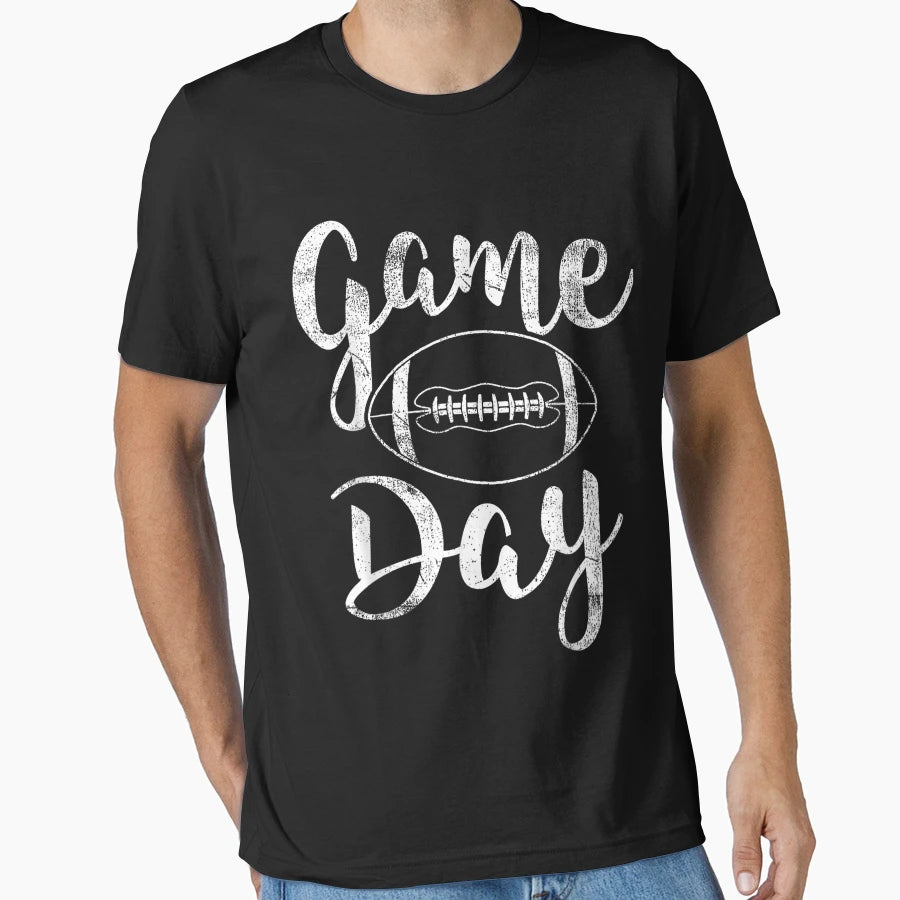 Game Day Football Football T-Shirt - Fun Novelty Design Men Women - T-Shirt, Sweatshirt, Hoodie