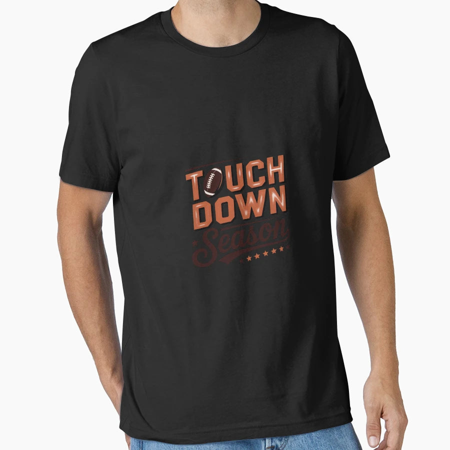 Football Touchdown Season Game Day T-Shirt - Custom Art Print for Adults - T-Shirt, Sweatshirt, Hoodie