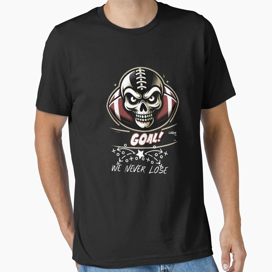 Football Skull Squad Morbid Matchup T-Shirt - Fun Novelty Design Unisex - T-Shirt, Sweatshirt, Hoodie