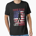 Funny Soccer Lover Us Flag Proud To Play T-Shirt - Trendy Graphic Unisex - T-Shirt, Sweatshirt, Hoodie