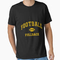 Football Team Fullback Distressed College T-Shirt - Trendy Graphic Unisex - T-Shirt, Sweatshirt, Hoodie