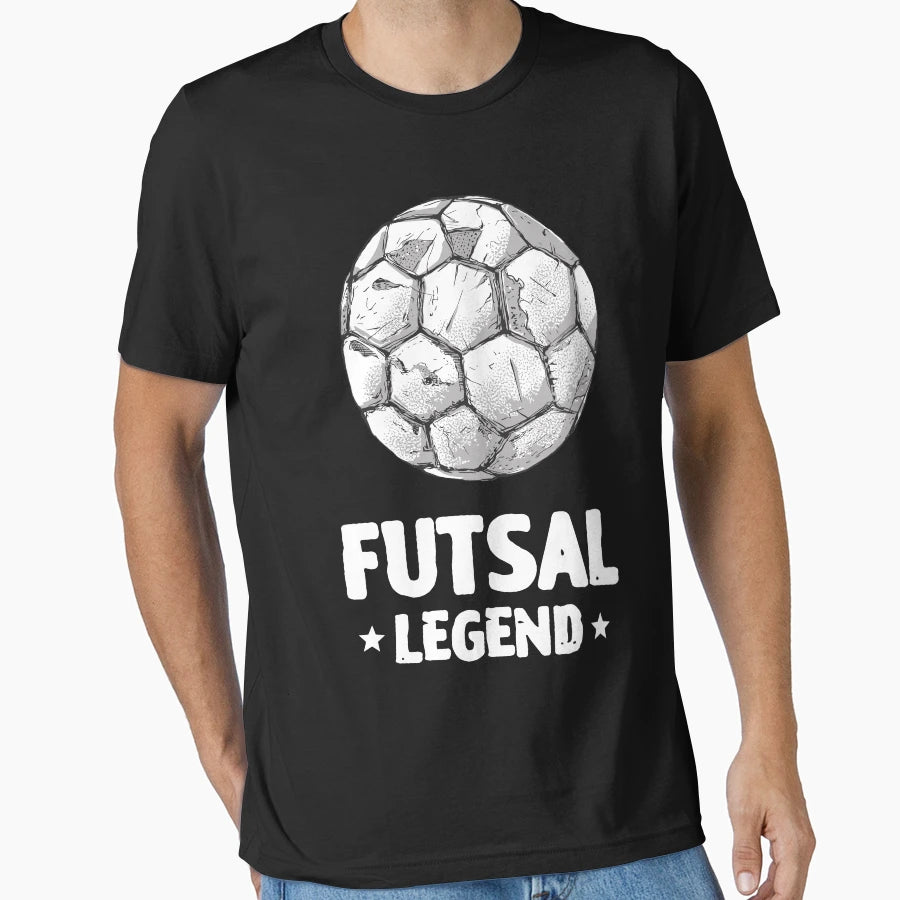 Futsal Legend Grunge Ball Art T-Shirt - Fun Novelty Design for Adults - T-Shirt, Sweatshirt, Hoodie