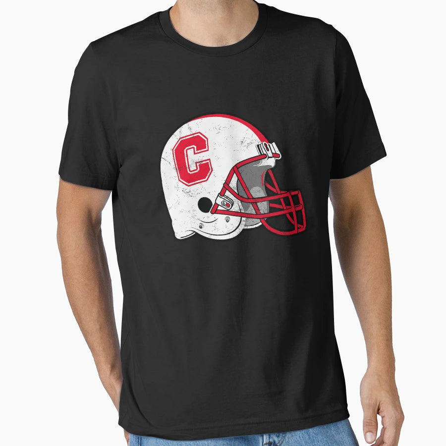Cortland Football Helmet American T-Shirt - Minimalist Print Unisex - T-Shirt, Sweatshirt, Hoodie