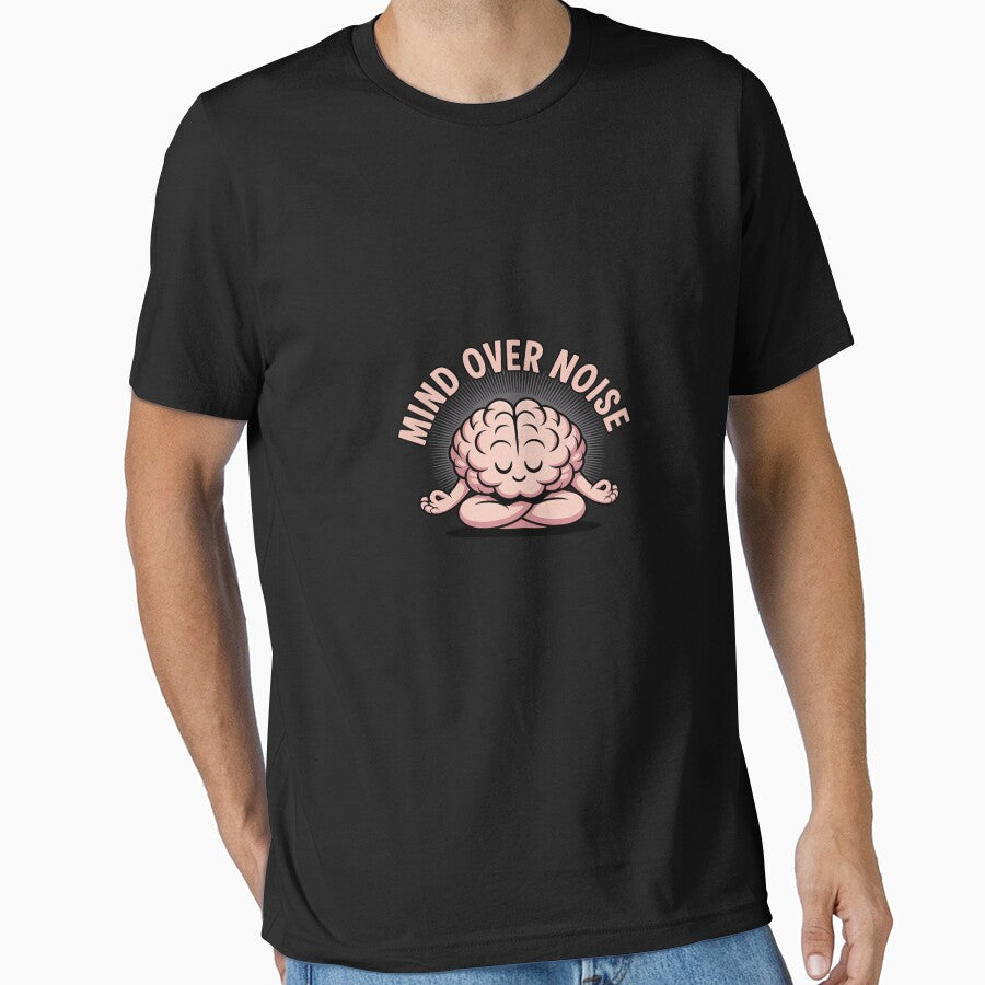 Mind Over Noise Positive Thinking by CultureSpec - Adult & Kids T-Shirts, Sweatshirts & Hoodies apparel design preview 1