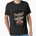 Flag Football Flag Football Therapy T-Shirt - Custom Art Print for Adults - T-Shirt, Sweatshirt, Hoodie