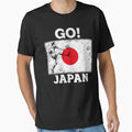 World Cup Russia 2018 Japan Flag Football T-Shirt - Novelty Apparel Unisex - T-Shirt, Sweatshirt, Hoodie