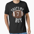 Thats My 7 Football Number 7 Jersey T-Shirt - Unique Graphic Men Women - T-Shirt, Sweatshirt, Hoodie
