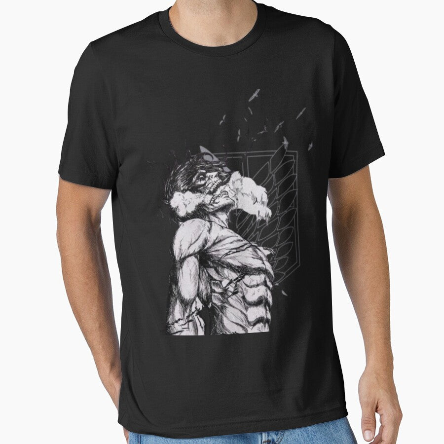 Rumbling Wings: Evokes the power of Titans and Survey - Adult & Kids T-Shirts, Sweatshirts & Hoodies apparel design preview 1