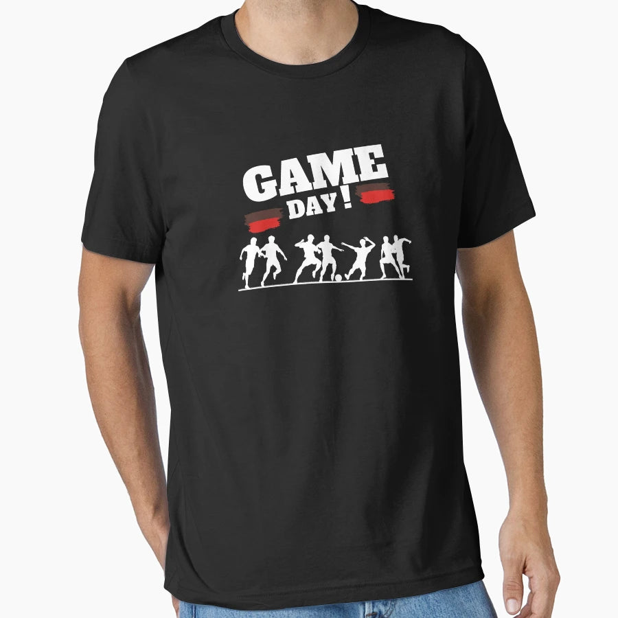 Ready Game Day Football Time Football T-Shirt - Custom Art Print Men Women - T-Shirt, Sweatshirt, Hoodie
