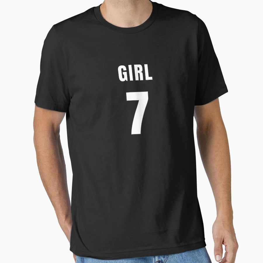 Number 7 Front T-Shirt - Novelty Apparel for Adults - T-Shirt, Sweatshirt, Hoodie