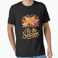 Tis Season Pumpkin Football Coffee T-Shirt - Unique Graphic for Adults - T-Shirt, Sweatshirt, Hoodie