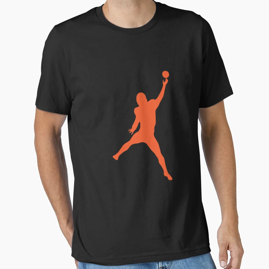 CW Jump Silhouette Chicago Football T-Shirt - Trendy Graphic Unisex - T-Shirt, Sweatshirt, Hoodie