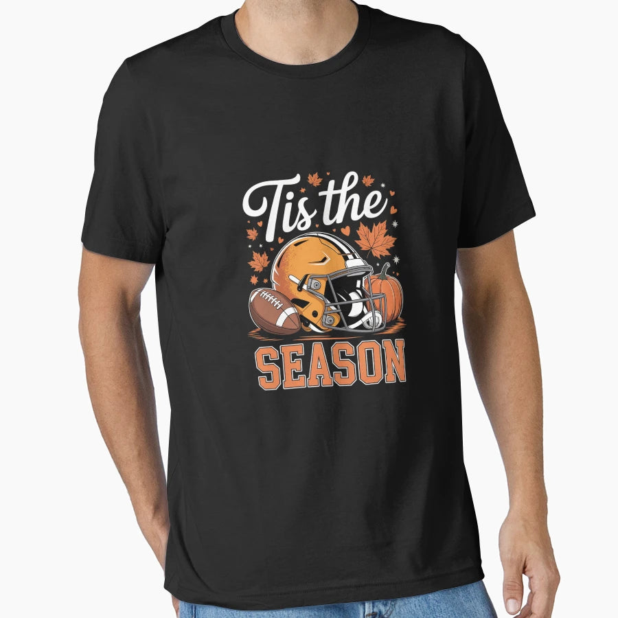 Thanksgiving Tis Season Football T-Shirt - Fun Novelty Design Unisex - T-Shirt, Sweatshirt, Hoodie
