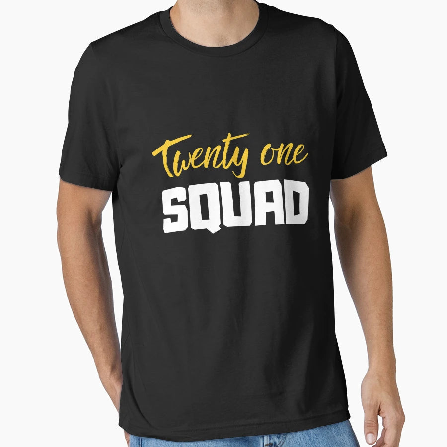 21St Birthday Twenty One Squad T-Shirt - Casual Everyday Wear for Adults - T-Shirt, Sweatshirt, Hoodie