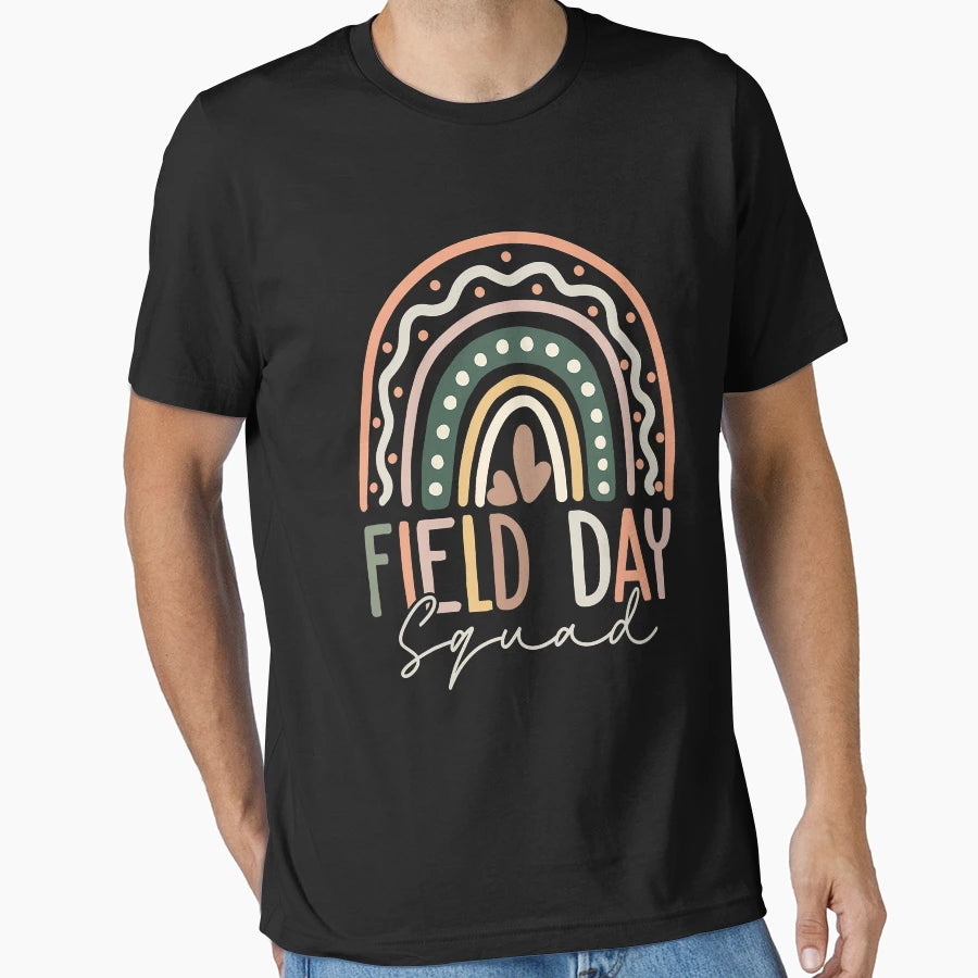 Field Day Squad Teacher Student Last Day T-Shirt - Trendy Graphic Unisex - T-Shirt, Sweatshirt, Hoodie