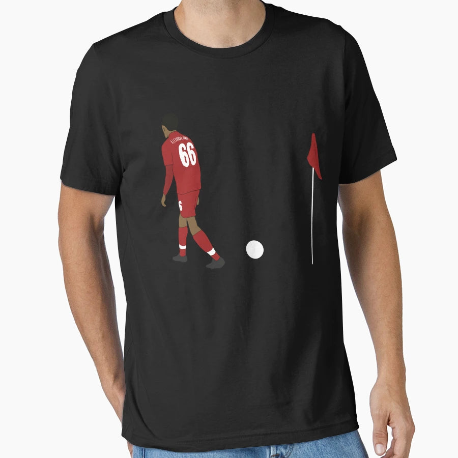 Liverpool Trent Alexander Arnold Corner T-Shirt - Minimalist Print Unisex - T-Shirt, Sweatshirt, Hoodie