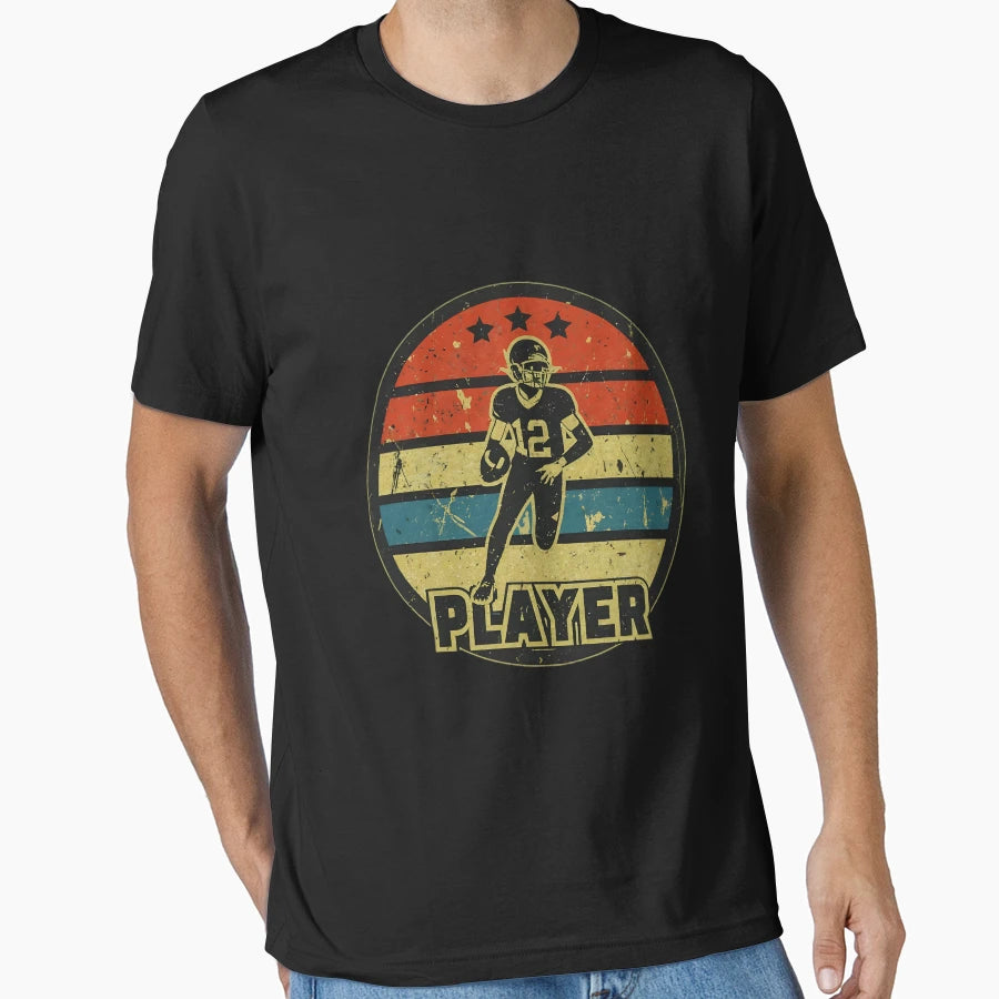 Football Player T-Shirt - Trendy Graphic Men Women - T-Shirt, Sweatshirt, Hoodie