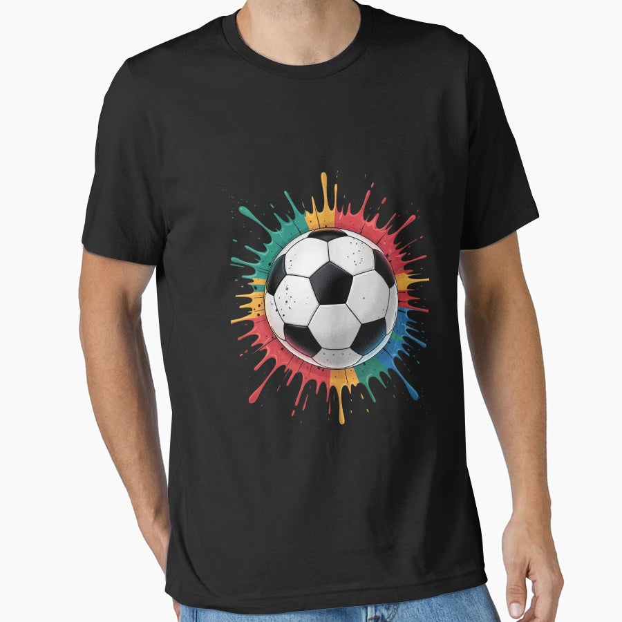 Soccer Player Sport T-Shirt - Aesthetic Graphic Men Women - T-Shirt, Sweatshirt, Hoodie