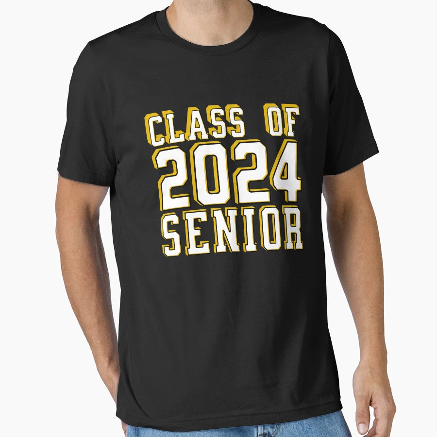 Class 2024 Senior T-Shirt - Custom Art Print for Adults - T-Shirt, Sweatshirt, Hoodie