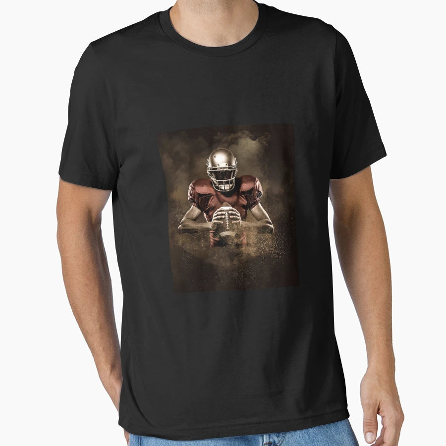 American Football Watercolor Light T-Shirt - Aesthetic Graphic Unisex - T-Shirt, Sweatshirt, Hoodie