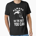 Football Always Do Best You Can T-Shirt - Minimalist Print for Adults - T-Shirt, Sweatshirt, Hoodie
