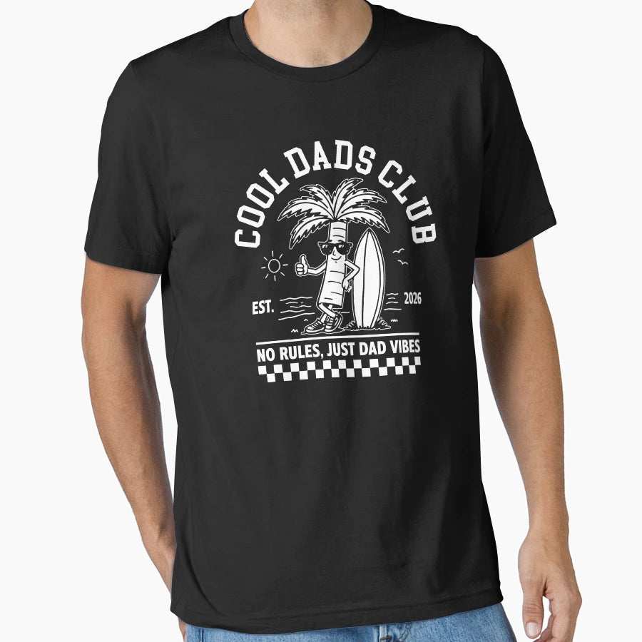 Dads Club No Rules Just Dad Vibes T-Shirt - Custom Art Print for Adults - T-Shirt, Sweatshirt, Hoodie