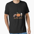 Autumn Baseball Coffee Lover T-Shirt - Graphic Print Unisex - T-Shirt, Sweatshirt, Hoodie