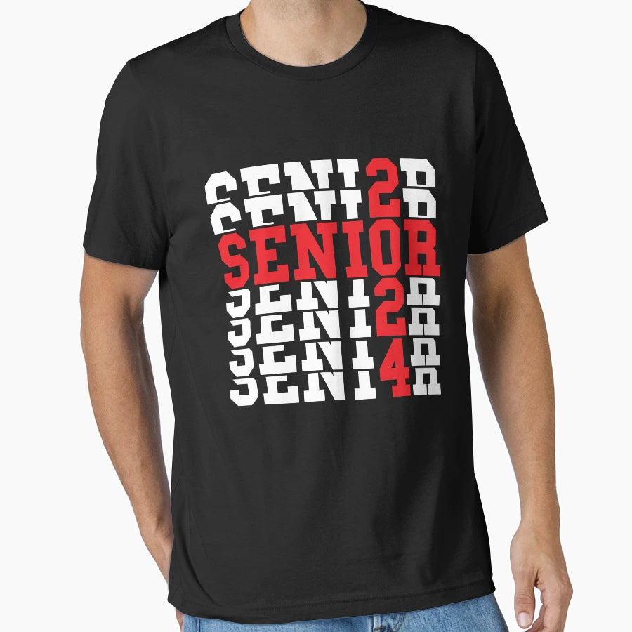 Senior 2024 Graduation Class 2024 T-Shirt - Aesthetic Graphic for Adults - T-Shirt, Sweatshirt, Hoodie